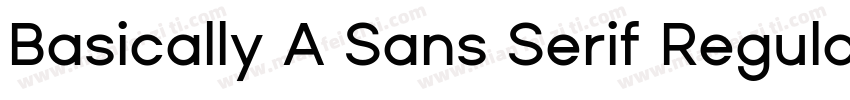 Basically A Sans Serif Regular字体转换